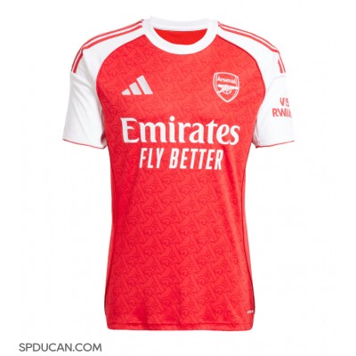 Muški Nogometni Dres Arsenal Piero Hincapie #5 Domaci 2025-26 Kratak Rukav Muški Nogometni Dres Arsenal Piero Hincapie #5 Domaci 2025-26 Kratak Rukav